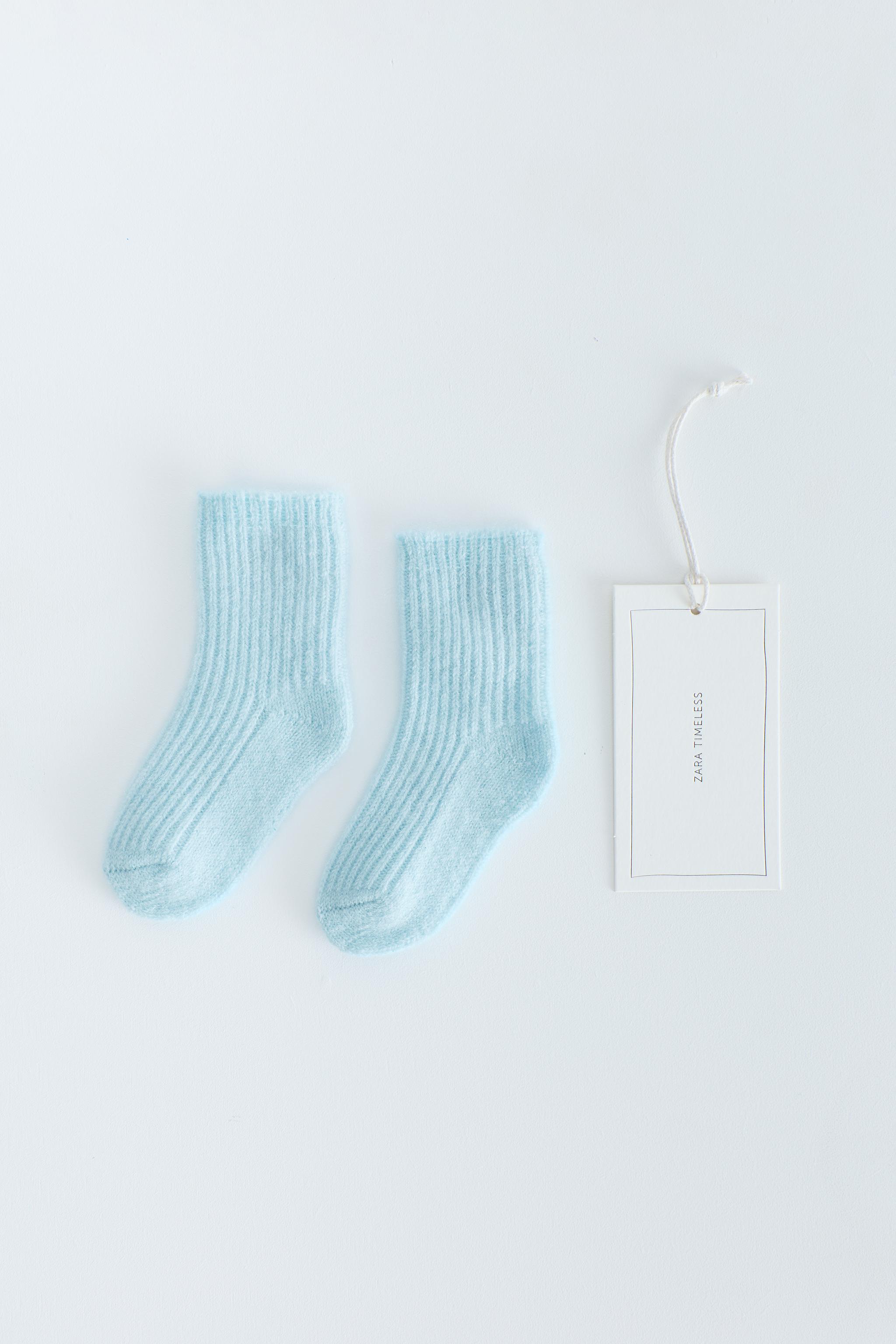 ZARA TIMELESS - CHAUSSETTES 100 % CACHEMIRE